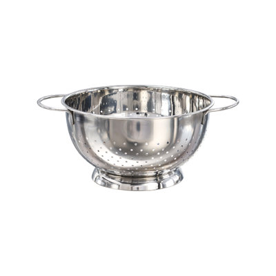 Buckingham Stainless Steel Colander Hemisphere Strainer 7.2 Litres