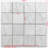 12" x 12" Marble Grid Mosaic Wall & Floor Tile