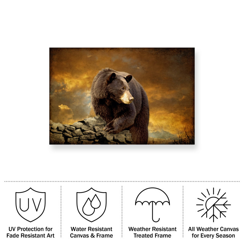 Canvas Animals Wall Decor, 22" H x 32" W