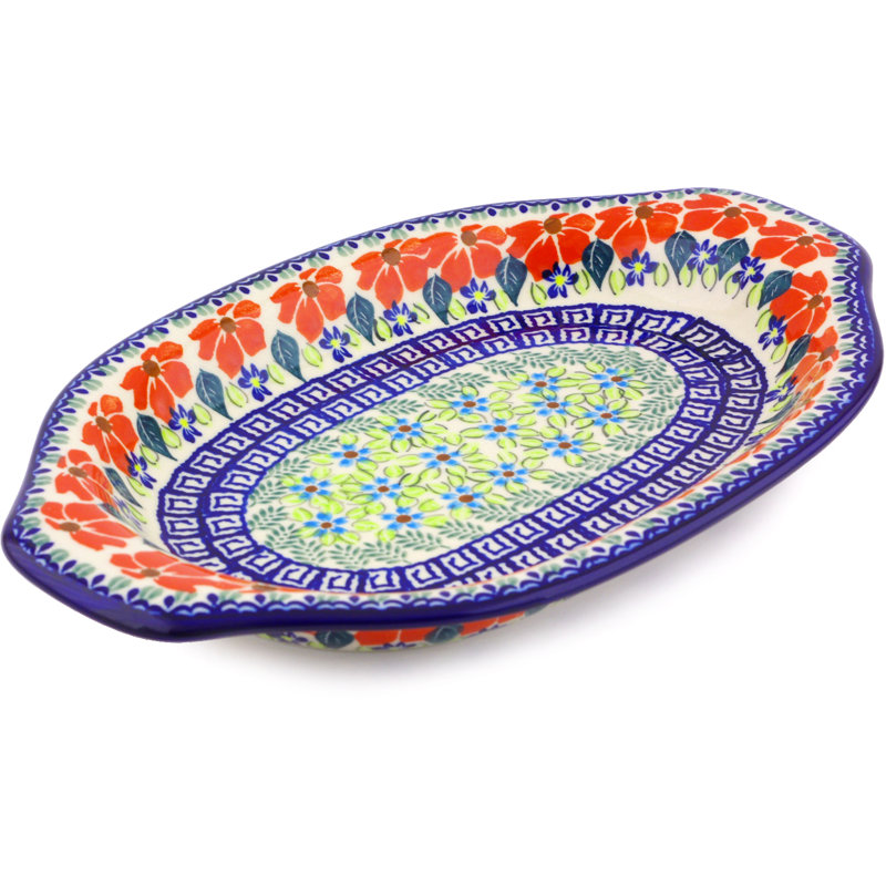 Polish Pottery Stoneware Platter