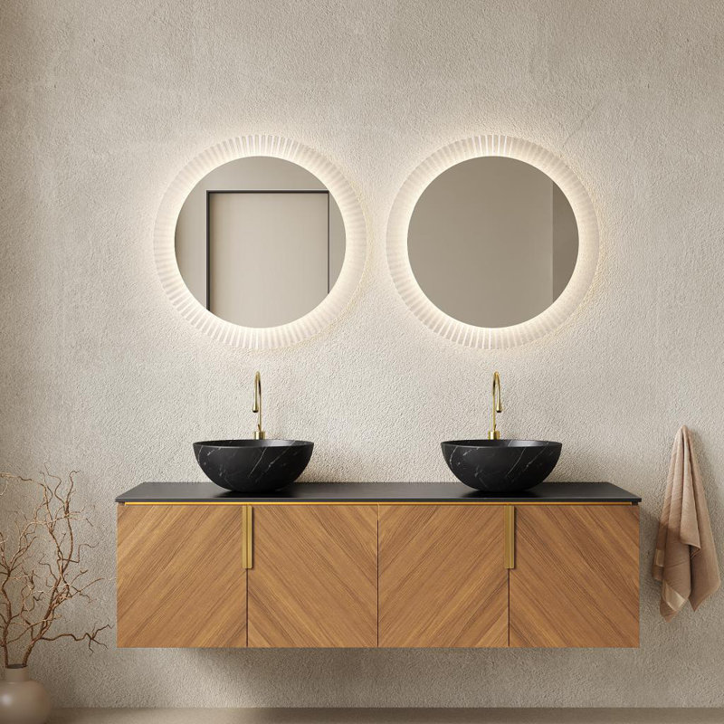 60" bathroom vanity with ceramic sink
