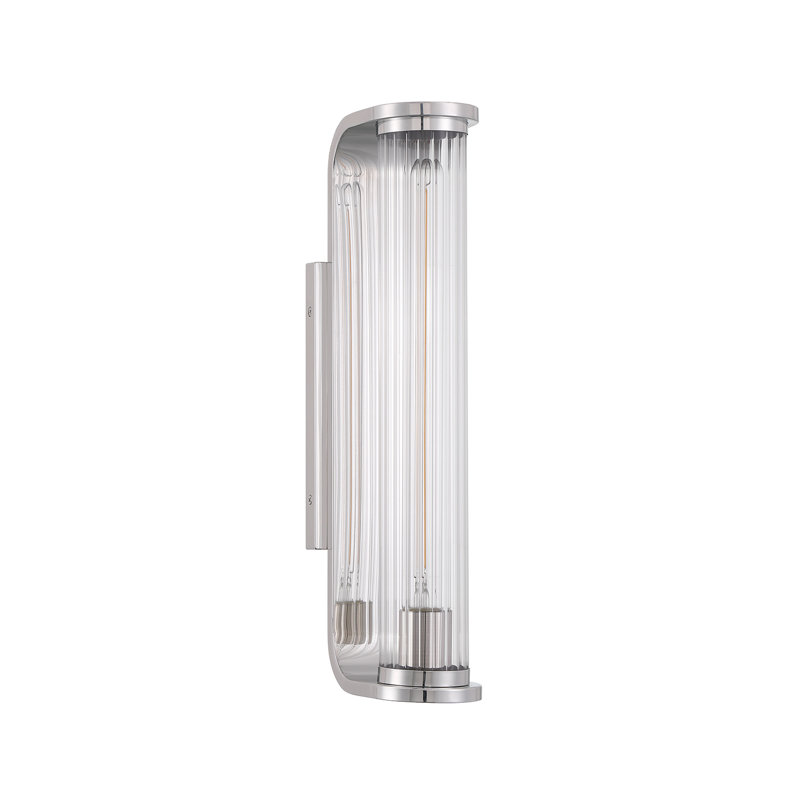Folmar 1 Light LED Aged Brass Sconce, Nickel