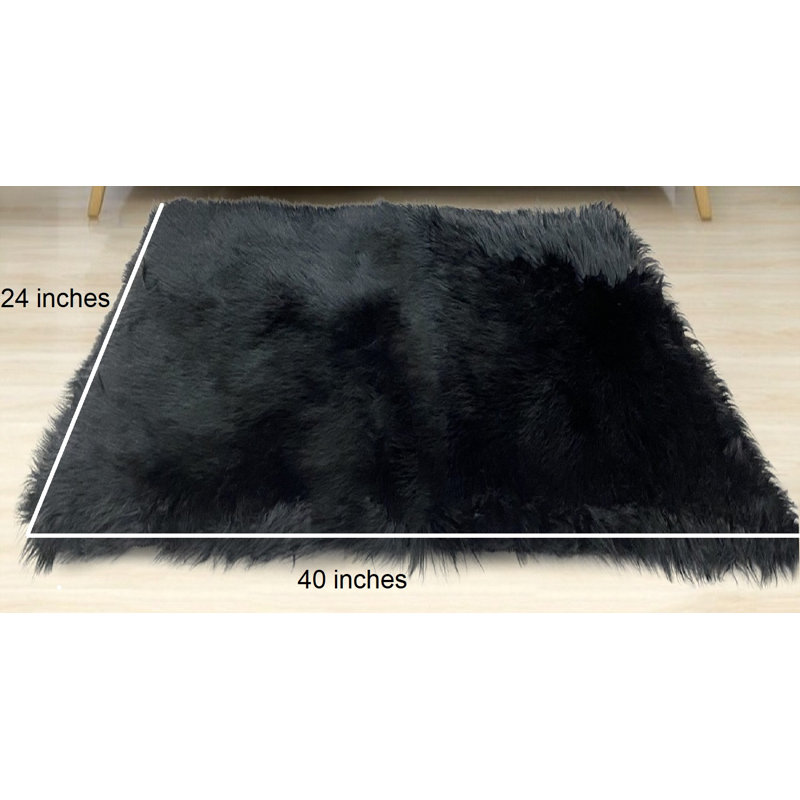 Tapis Rejetta, Noir, Rectangulaire 3 pi x 5 pi