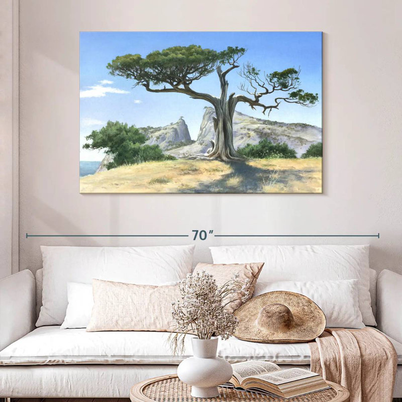 Harnek Juniper Tree By The Cliff