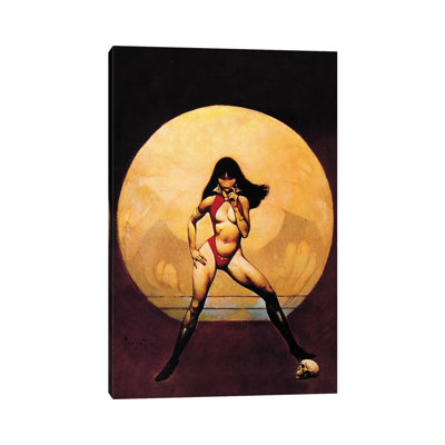 Vampirella by Frank Frazetta - Print on Canvas