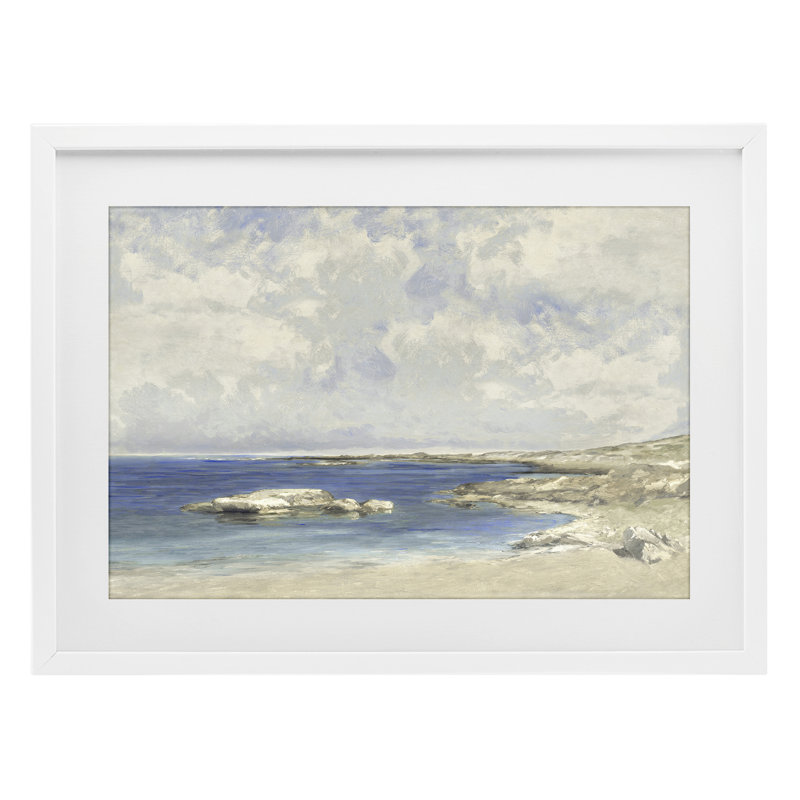 Étang au matin, reproduction encadrée sous verre, conception de Christy McKee, H 14 po x l 20 po