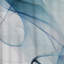 Calligraphie abstraite blanc et gris au trait - Rideau abstrait obscurcissant - 1 panneau-107832213