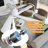 52 in. Integrated LED Indoor Downrod Mount White Solid Wood Blades Standard Ceiling Fan with Dimmable Light, Remote-745633559-745633545