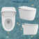 Smart Bidet Toilets Tankless, Auto Open/Soft-close, Auto Dual Flush Heated Seat Warm Wash Dry, Massage Clean, Remote Control