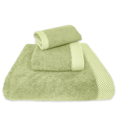 Ensemble de serviettes 3 pièces BedVoyage - Viscose de bambou + coton - 600 g / m² - absorbant et résistant aux odeurs