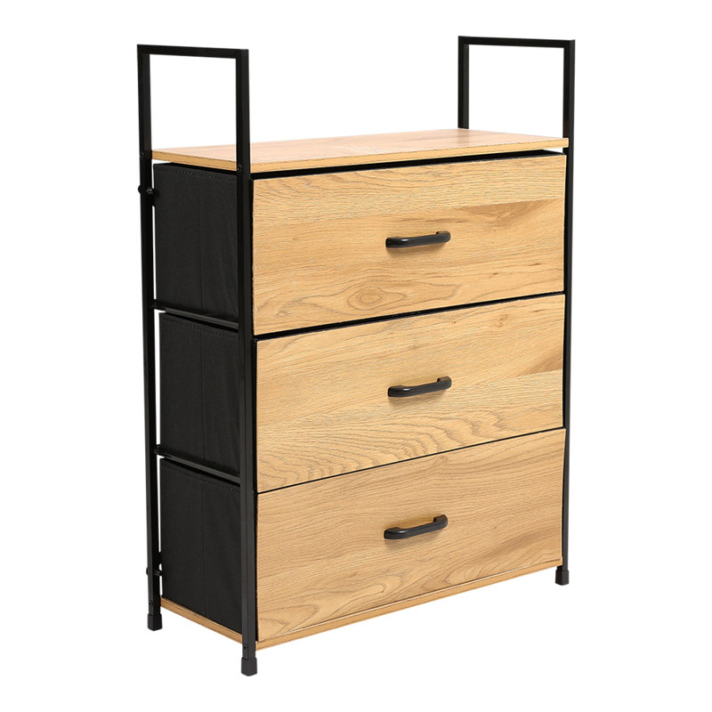 Manufactured Wood, Steel, Canvas Rectangle Accent Cabinet