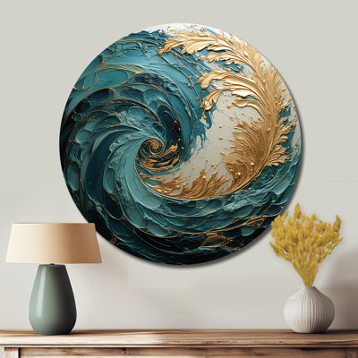 Enfield - Abstract Round Metal Art