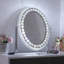 Preas Glass Round Floor Mirror
