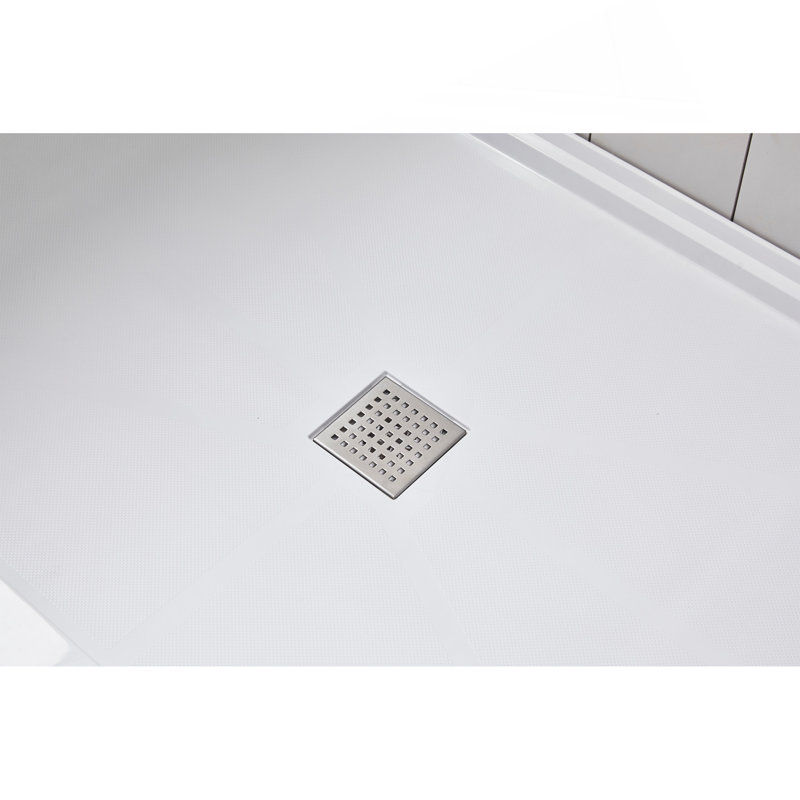 Glasstone Shower Base SMC Solid White Finish 4836