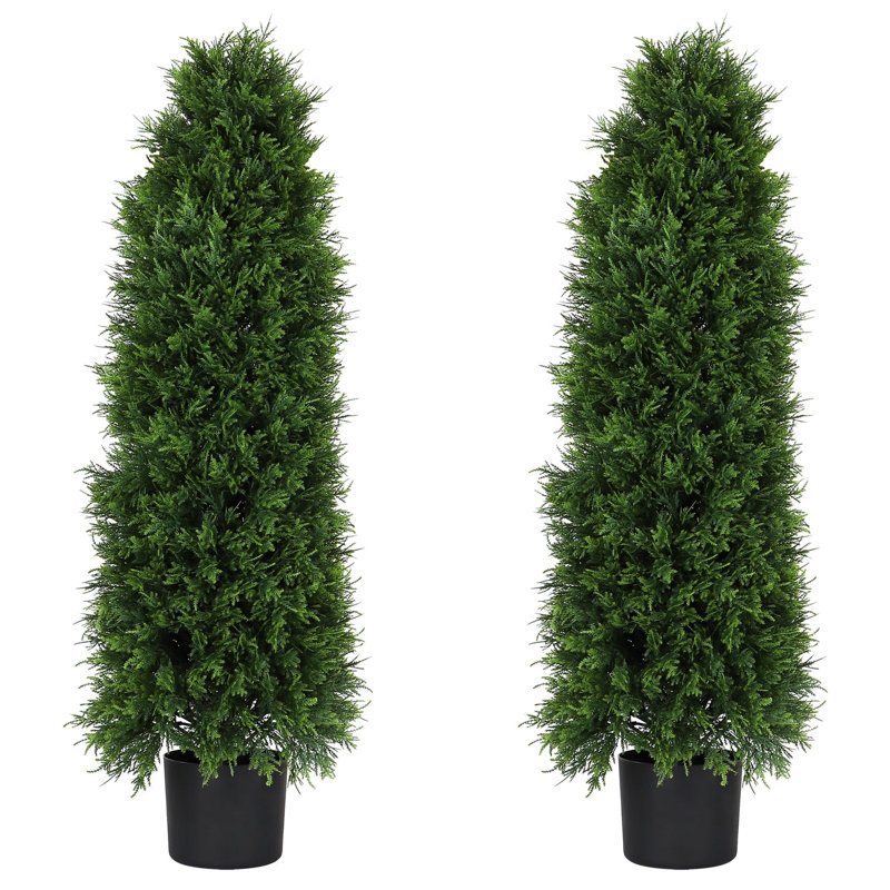 Latitude Run® 4' Tower Tree - Cedar | Wayfair