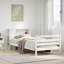 Bookcase Bed Without Mattress Solid Wood Pine-675150933-675150930