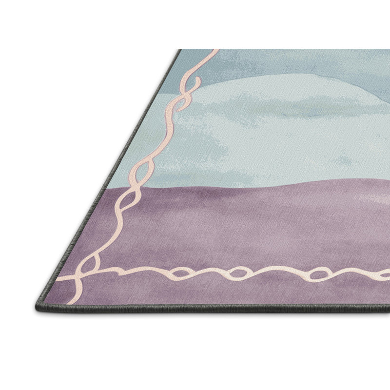 Sapphire Veil Rug, Rectangle 2' x 3'