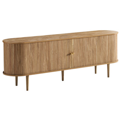 Baheerah TV Stand with Tambour Doors