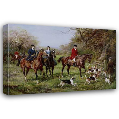 Toile tendue avec châssis Lark Manor ™ Hardy, Heywood, «Going To Cover»