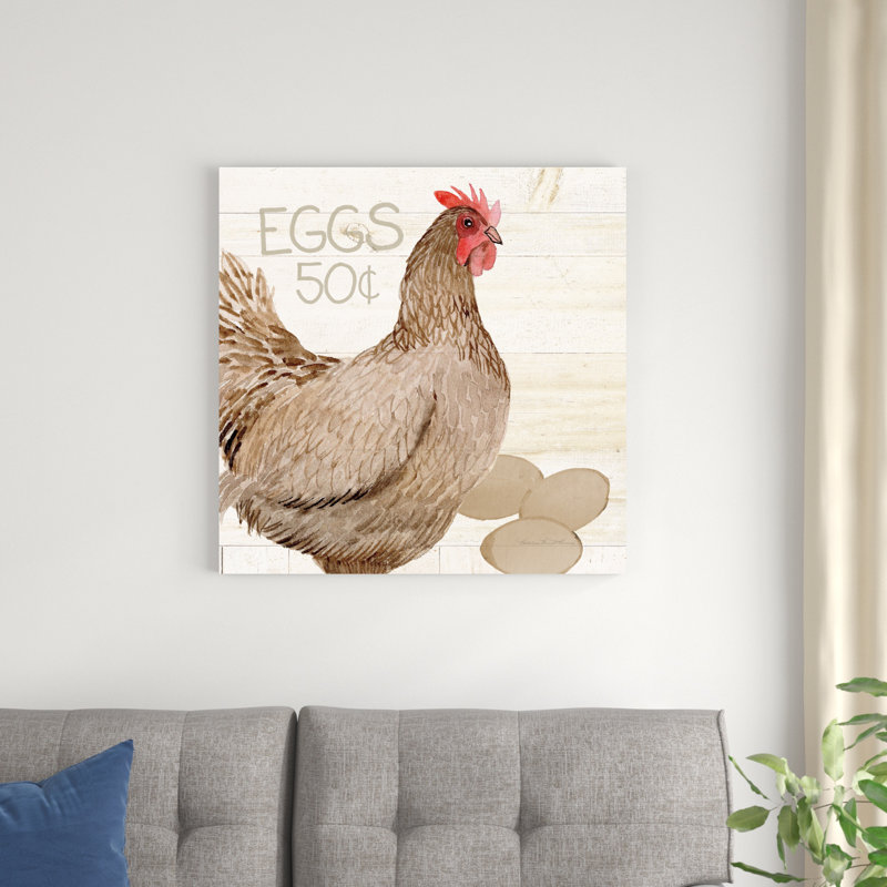 Vie à la ferme - Poulet III, H 30 po x l 30 po