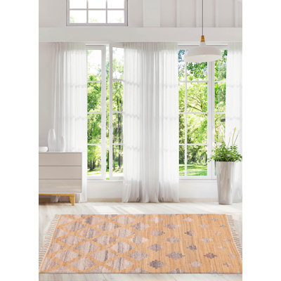 Palas Denizli Tan Kilim 5'4" x 7'5"