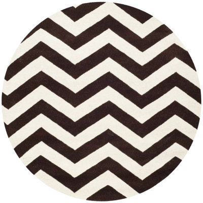 Teresita Hand Tufted Wool Chevron Rug