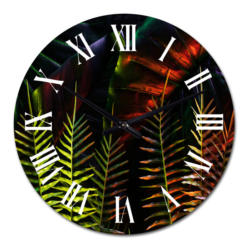 Horloge murale tropicale, Grand