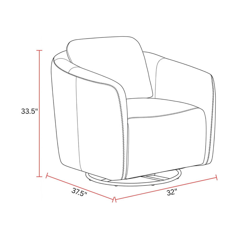 Fauteuil d'appoint pivotant et pivotant, Souci de la Renaissance