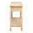 Fir Veneer Modern Stylish Console Table With Honeycomb Design-1581522128