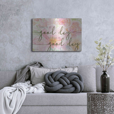 «Floral Good Day» par Cindy Jacobs, art mural en métal