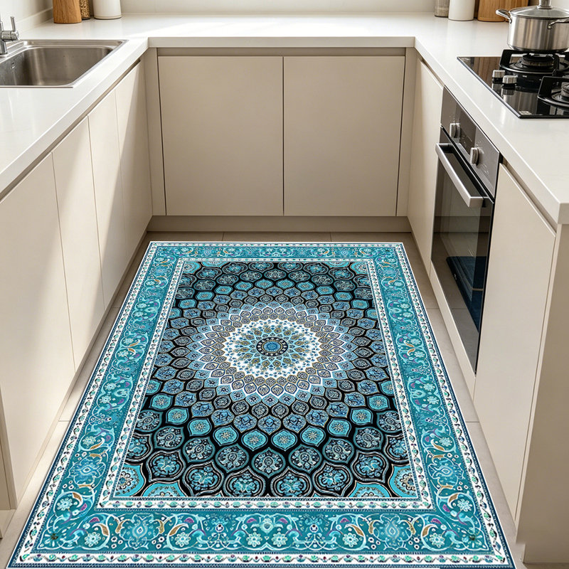 Ethnic-style mandala carpet, soft and easy to maintain, suitable for multiple scenarios, universal for home and commercial spaces, indoor soft furnishing carpet