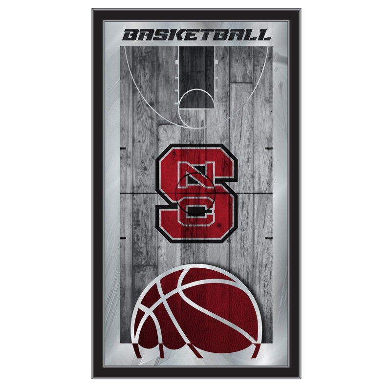 « basket mirror », impression encadrée NCAA, North Carolina State