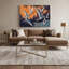 Oiseaux, art mural sur toile mauve caspienne-133612803