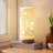 11.02" Floral Vase-Shaped Novelty Ceramic Table Lamp with 3 Color Temperatures