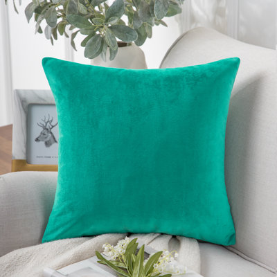 Coussins décoratifs en velours, coussin décoratif uni