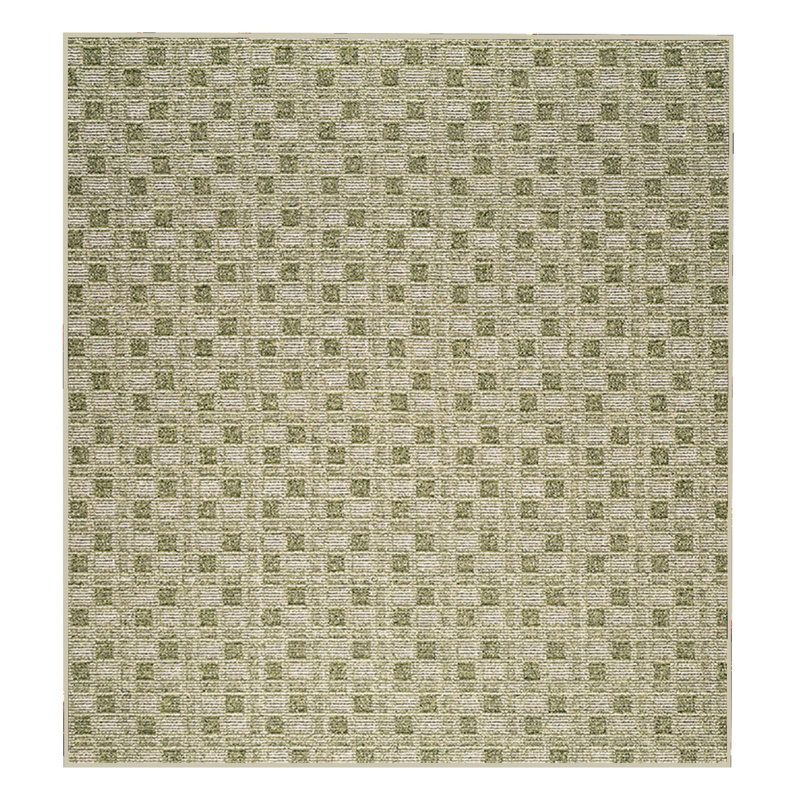 Tapis abstrait abstrait d'intérieur / extérieur de couleur commerciale, vert, 10 pi x 11 pi, adapté aux animaux de compagnie et aux enfants. Fabriqué aux États-Unis, rectangulaire, tapis idéal pour les enfants, animaux de compagnie, événement, mar