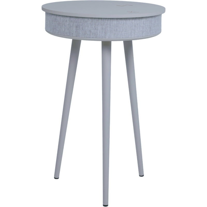 Mars Smart Coffee Table With Bluetooth Spearker And Wireless Charger And Built-In Battery, Grey