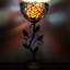 Petite lampe de table en vitrail Tiffany