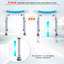 Siège de baignoire spa réglable à 6 niveaux pour personnes âgées, blessées et enceintes - antidérapant, bleu, tabouret en aluminium à 6 niveaux, mobilier bleu