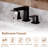 Probe 2-handle Bathroom Faucet with Drain Assembly