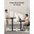 Katlaps Adjustable L-Shaped Metal Base Standing Desk-514373093