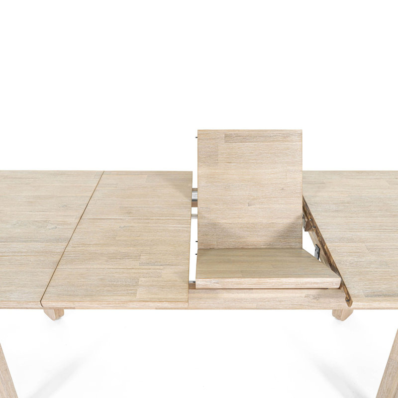 Lisbed 70" Wide Acacia Extension Dining Table