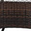 Ensemble de conversation en rotin 3 pièces avec chaises pivotantes et berçantes et table carrée pour patio, jardin ou balcon-1401771074