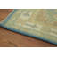 Tapis turc Oushak bleu 10x14