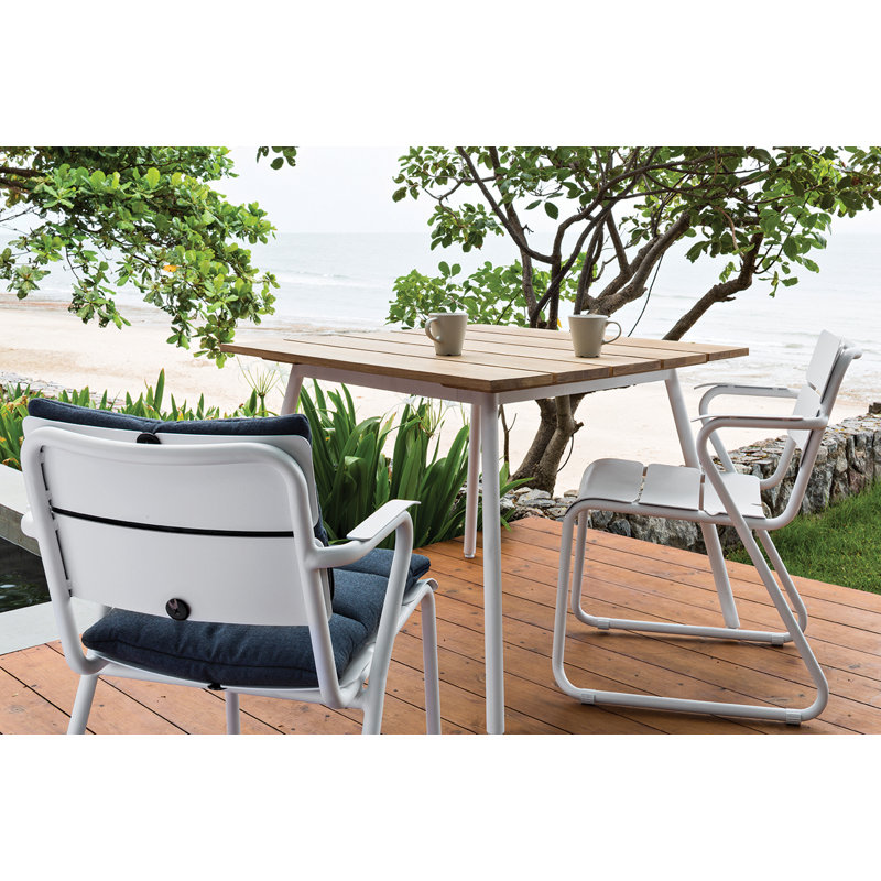 Corail Outdoor Dining Armchair, White