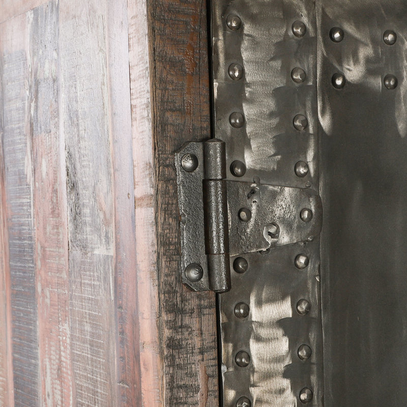 Steampunk Solid Wood Armoire