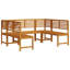 Solid Wood Outdoor Bench