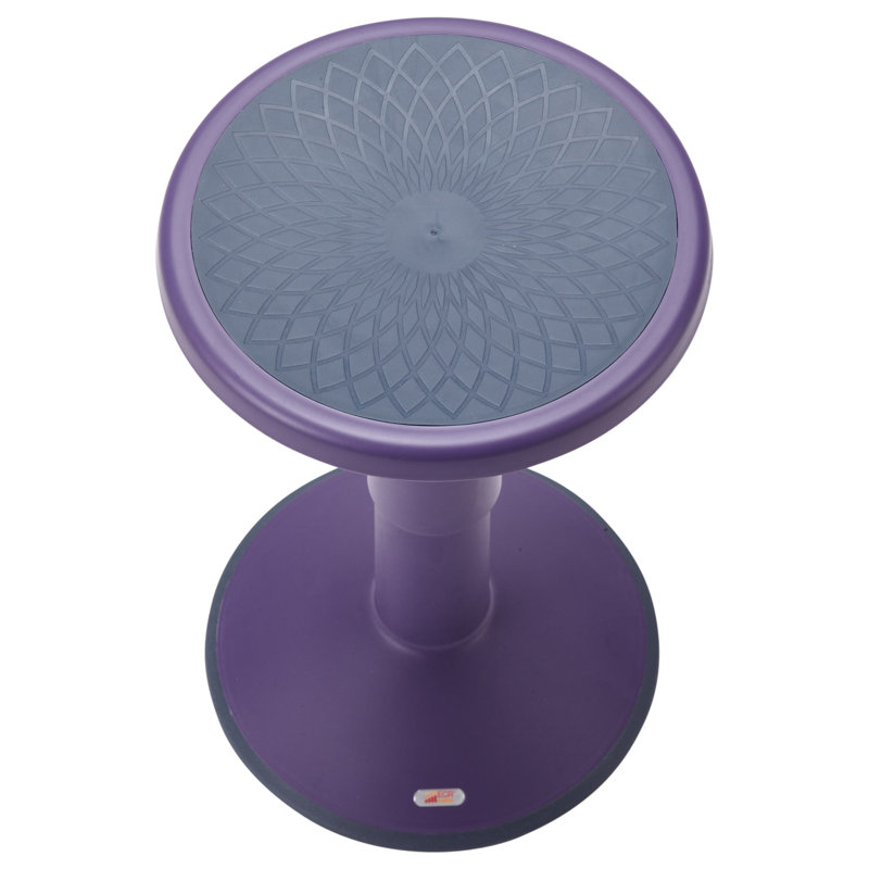 Tabouret ECR4Kids SitWell, hauteur réglable, siège actif, Aubergine