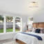 Kyle Linen Flush Mount