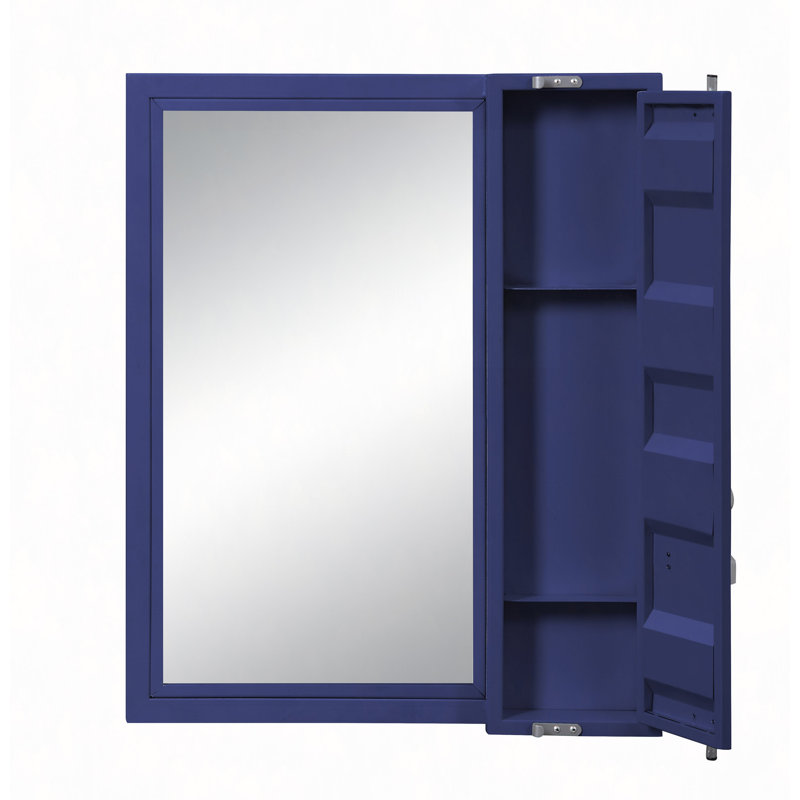 Miroir de salle de bain Cargo, Bleu
